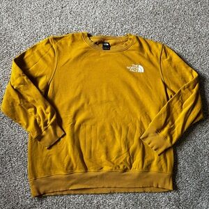 Men’s Yellow The North Face Crew Neck - XL